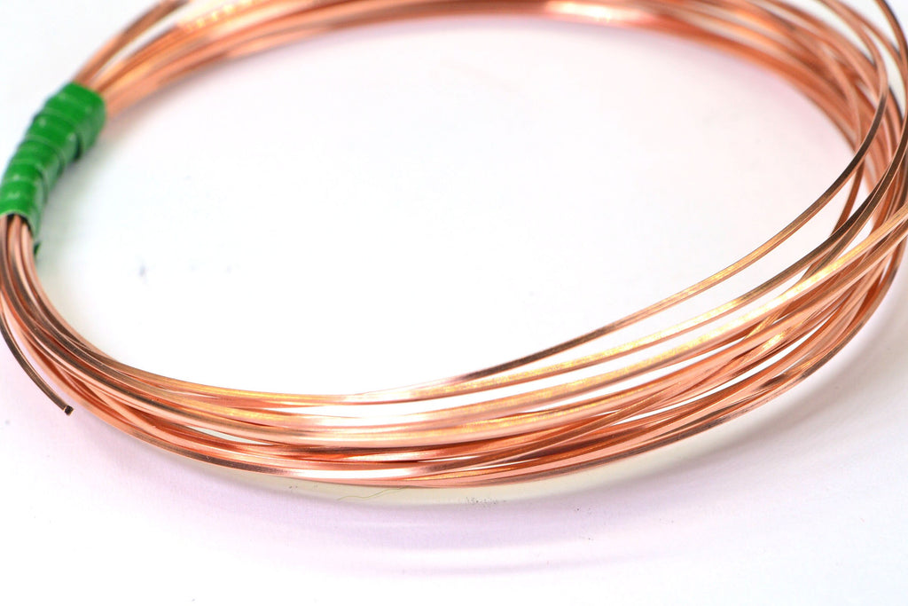 Square Copper Wire 21 GA Half Hard: Jewelry Making Supplies