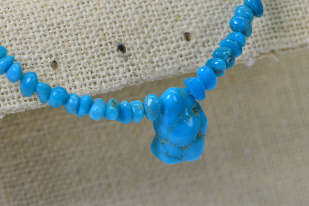 Genuine Sleeping Beauty Turquoise beads Free Form American Turquoise