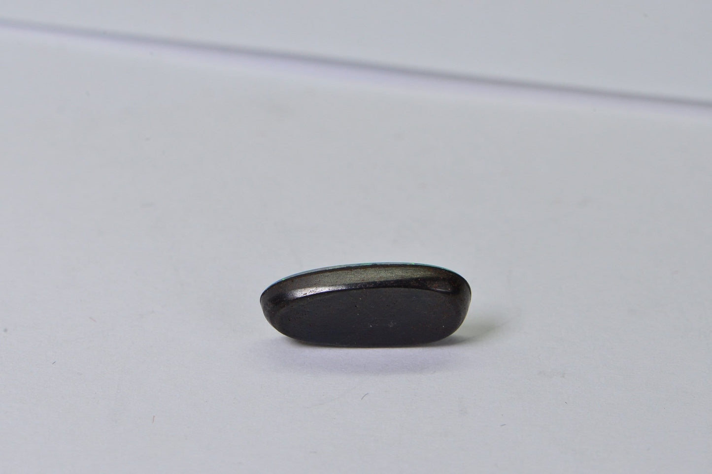 1.85Ct Black Opal Gemstone: Freeform Australian Boulder Doublet