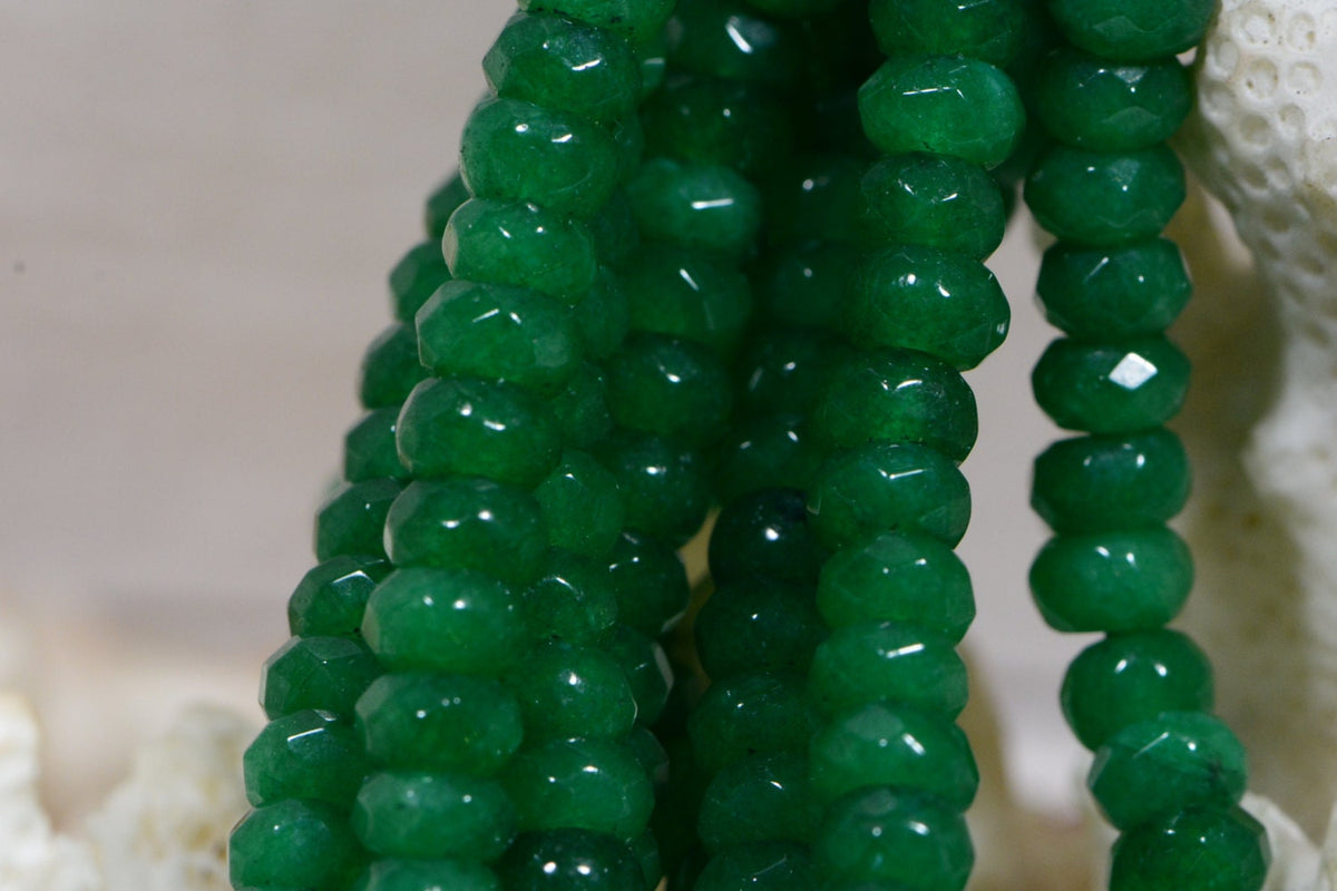 Gemstone Beads 4mm Quartz Beads Made to Imitate Emerald Jewelry Making Supplies