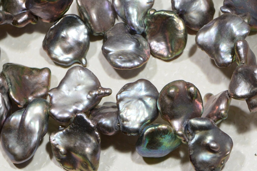 Fresh water Keishi Pearl  14 to 21mm Gemstone Beads Jewelry Making Supplies Irregular Pearl