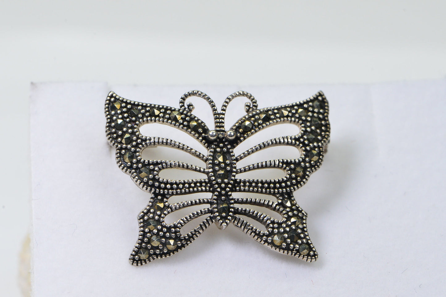 Marcasite Butterfly Brooch