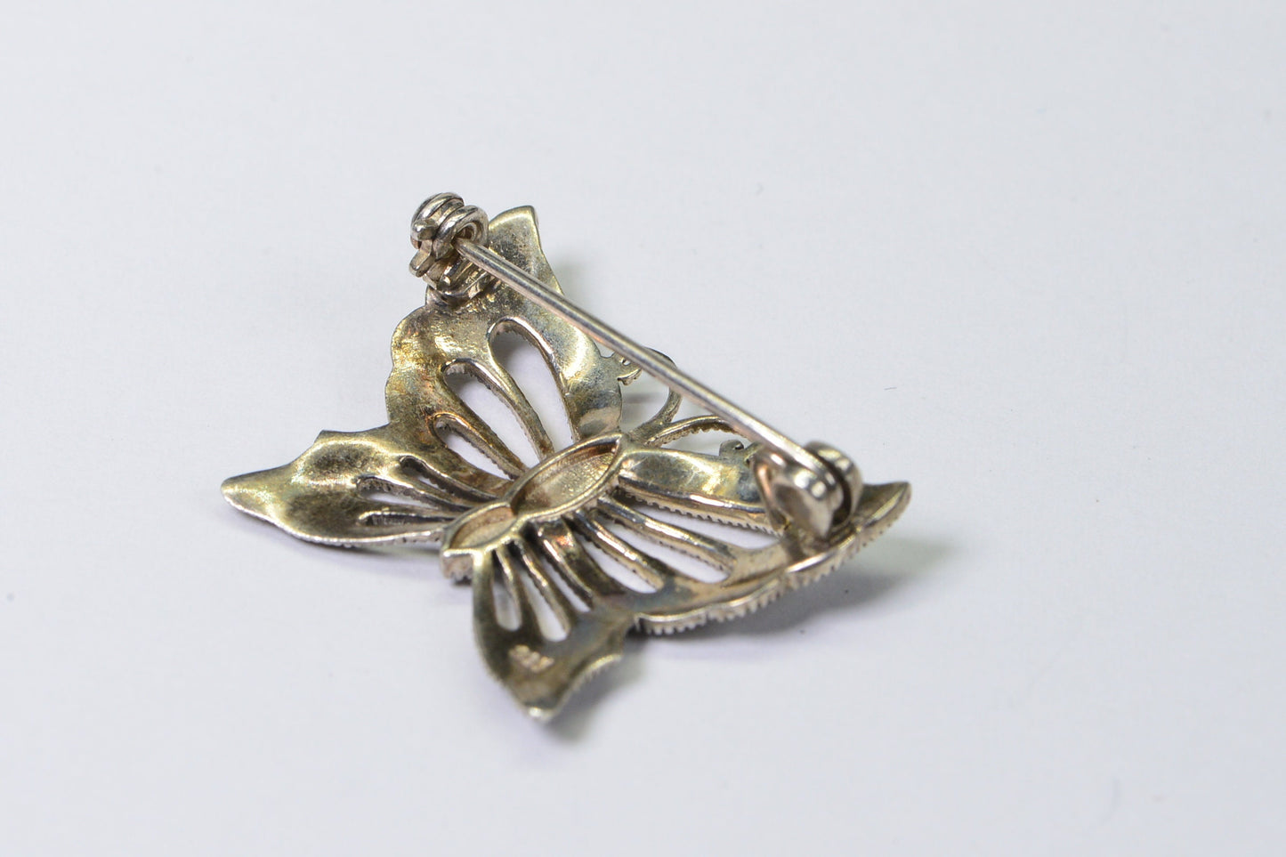 Marcasite Butterfly Brooch