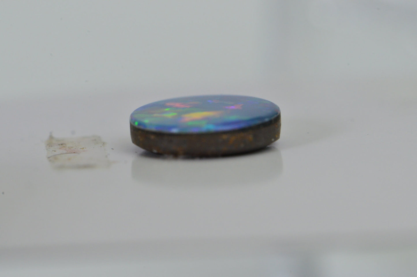 8mm Australian Black Opal  Round Cabochon Natural Gemstone Jewelry Making Supplies