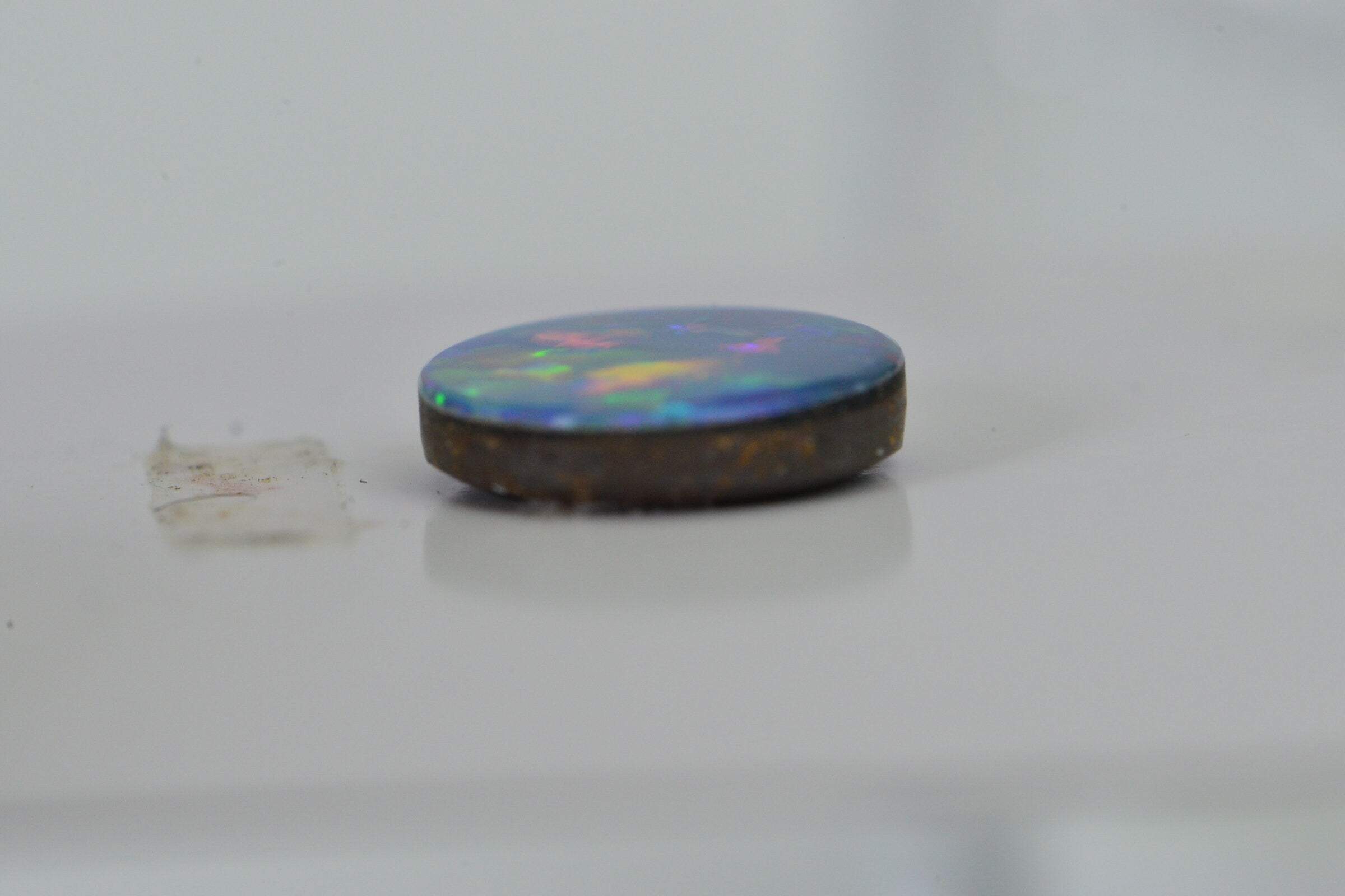 8mm Australian Black Opal  Round Cabochon Natural Gemstone Jewelry Making Supplies