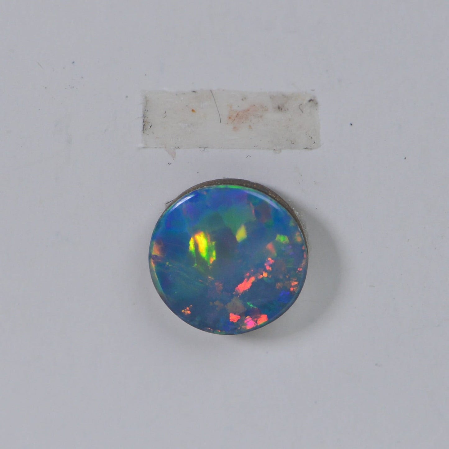 8mm Australian Black Opal  Round Cabochon Natural Gemstone Jewelry Making Supplies
