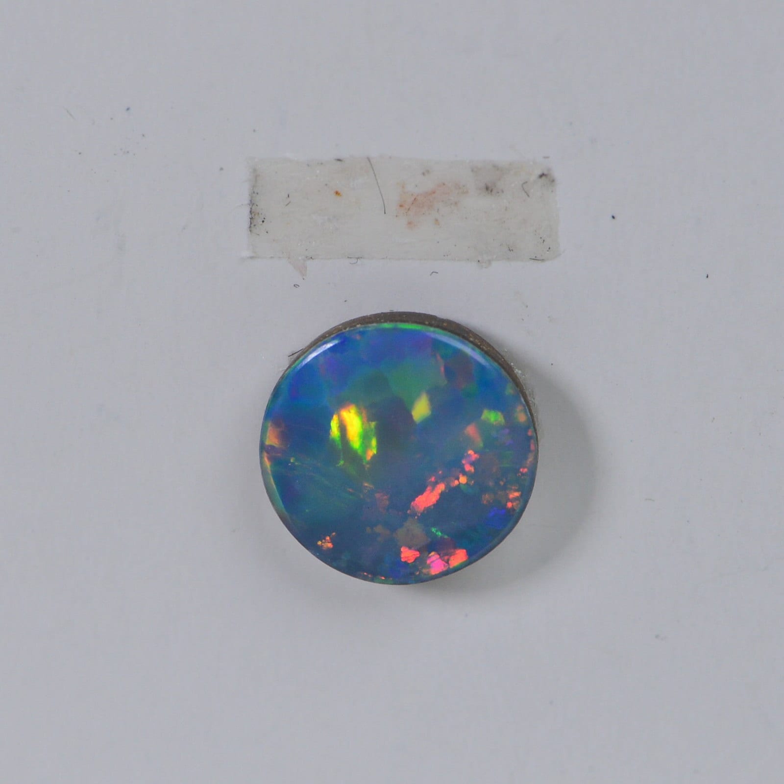 8mm Australian Black Opal  Round Cabochon Natural Gemstone Jewelry Making Supplies