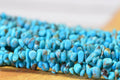 Sleeping Beauty Turquoise Nugget Beads: 16" Strand, Jewelry Making