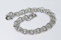 Bismarck Sterling Silver Bracelet - Vintage Heavy Chain Bracelet