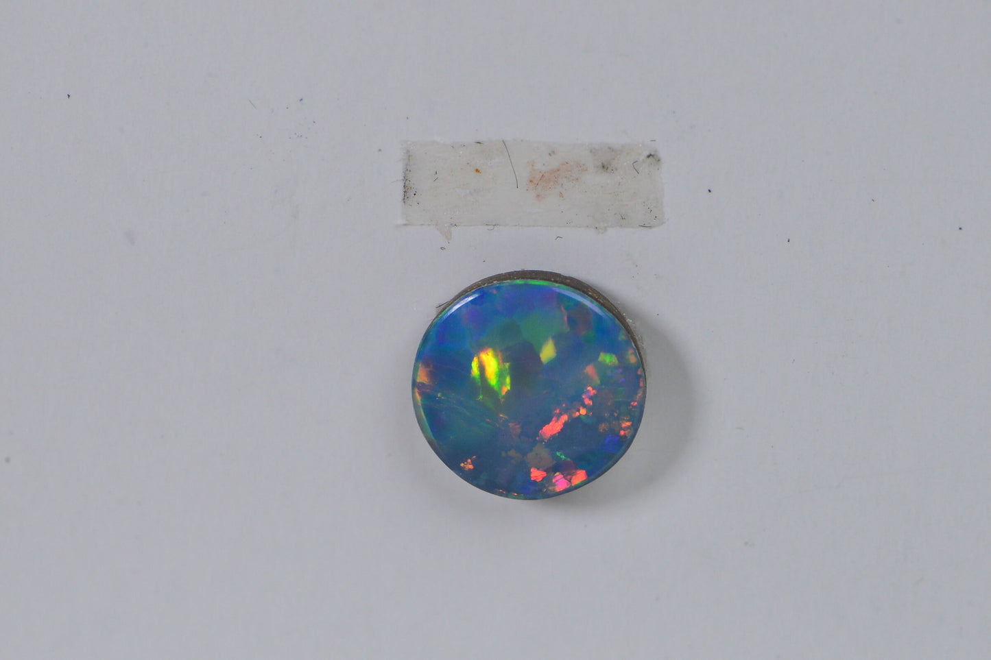 8mm Australian Black Opal  Round Cabochon Natural Gemstone Jewelry Making Supplies