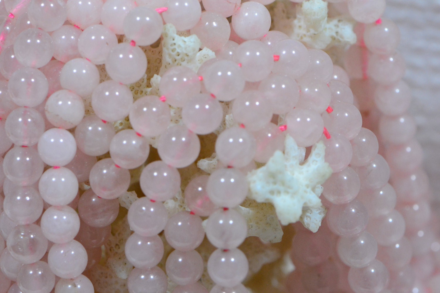 Rose Quartz Beads 4mm Natural Gemstone Beads Jewelry Making Supplies