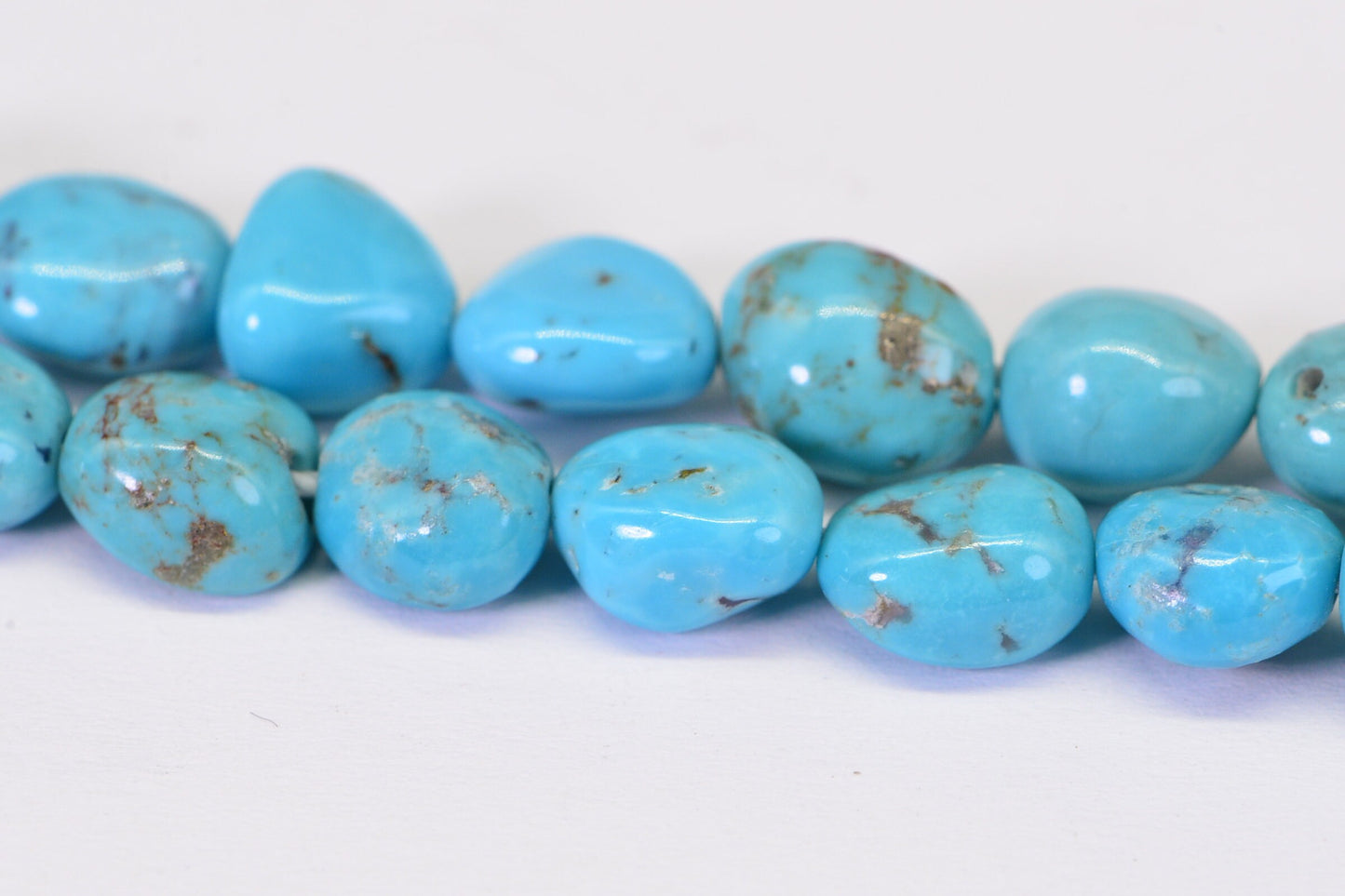 Blue Ridge Turquoise Nugget Beads Natural Gemstone Cabochon Turquoise Jewelry Supplies