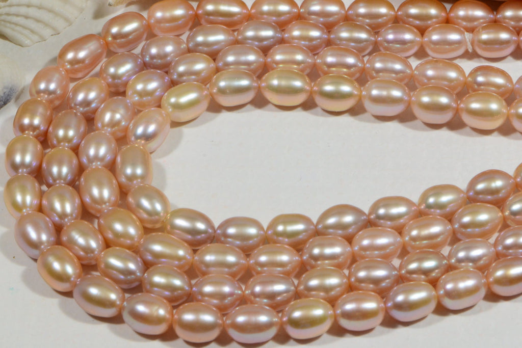 Freshwater Pearl Rice  12x9mm Pearl Beads Jewelry Making Supplies