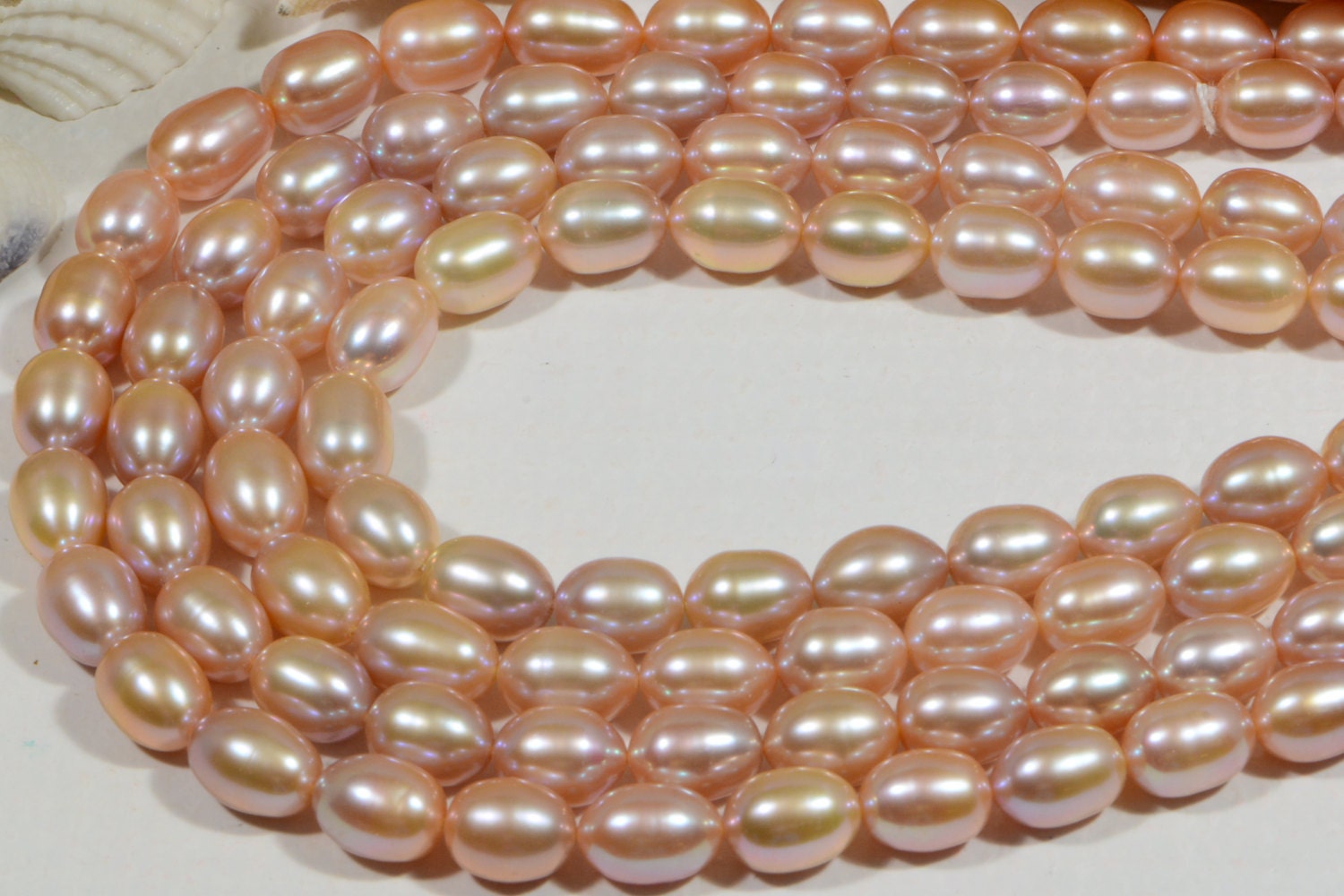 Freshwater Pearl Rice  12x9mm Pearl Beads Jewelry Making Supplies
