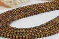 Freshwater Pearl 4.8x3.4mm Brown Gold Pearl Jewelry Making Supplies