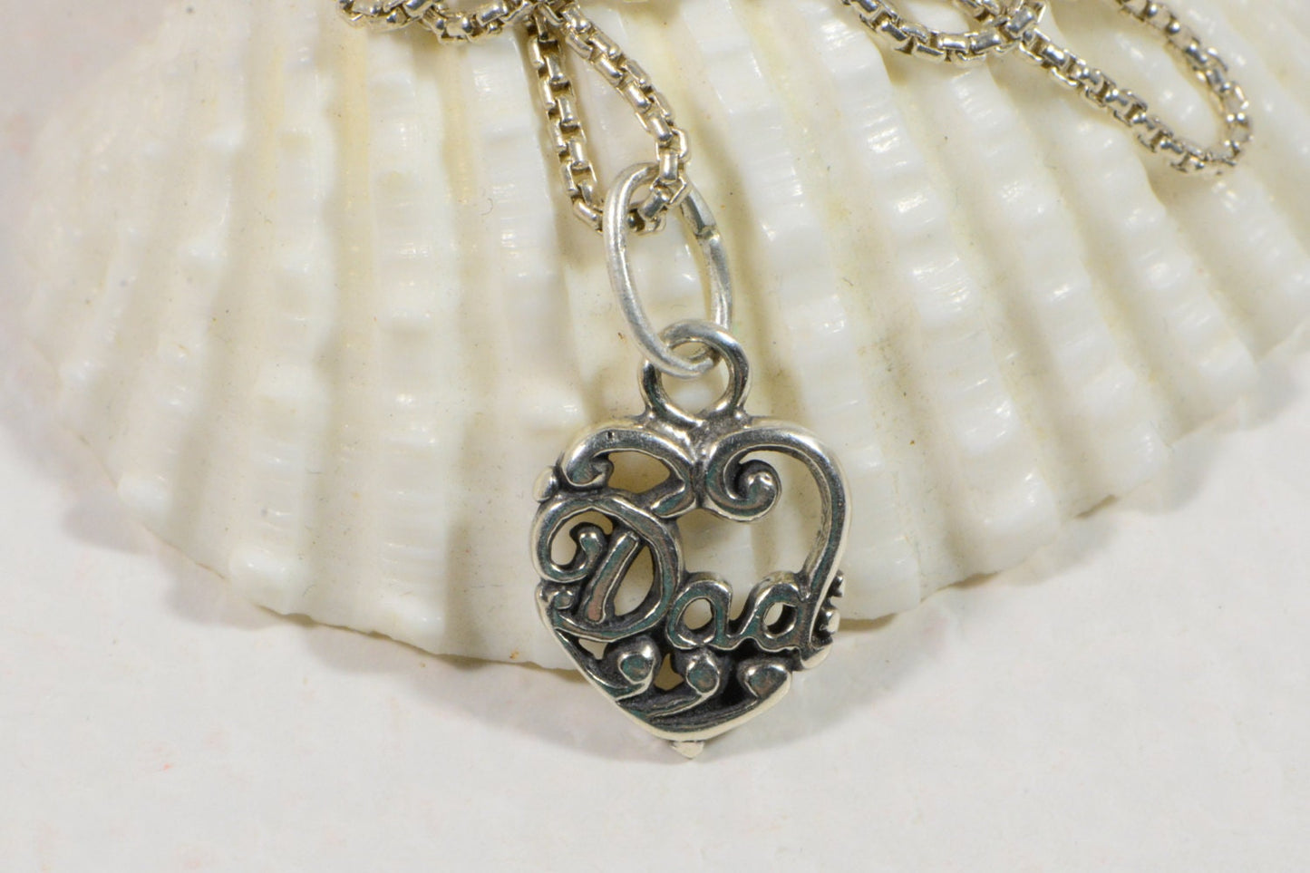 Fathers Day Gift Sterling Silver Pendant And Chain Necklace for Men