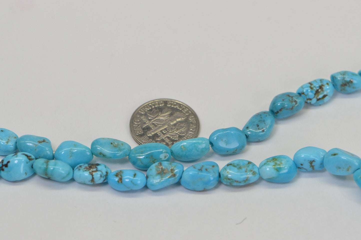 Sleeping Beauty Nuggets Turquoise  Natural Gemstone Beads Jewelry Making Supplies