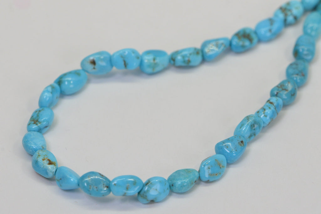 Sleeping Beauty Nuggets Turquoise  Natural Gemstone Beads Jewelry Making Supplies