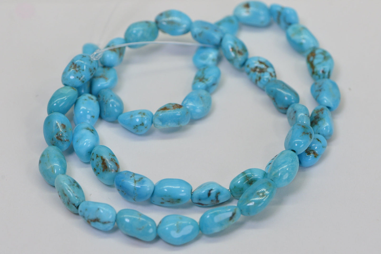 Sleeping Beauty Nuggets Turquoise  Natural Gemstone Beads Jewelry Making Supplies