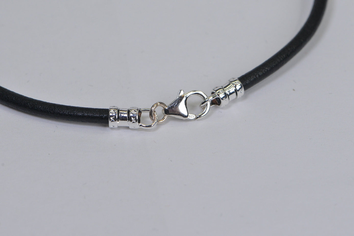 14mm Larimar Bead Bracelet: Single Round Blue Gemstone, Leather Necklace