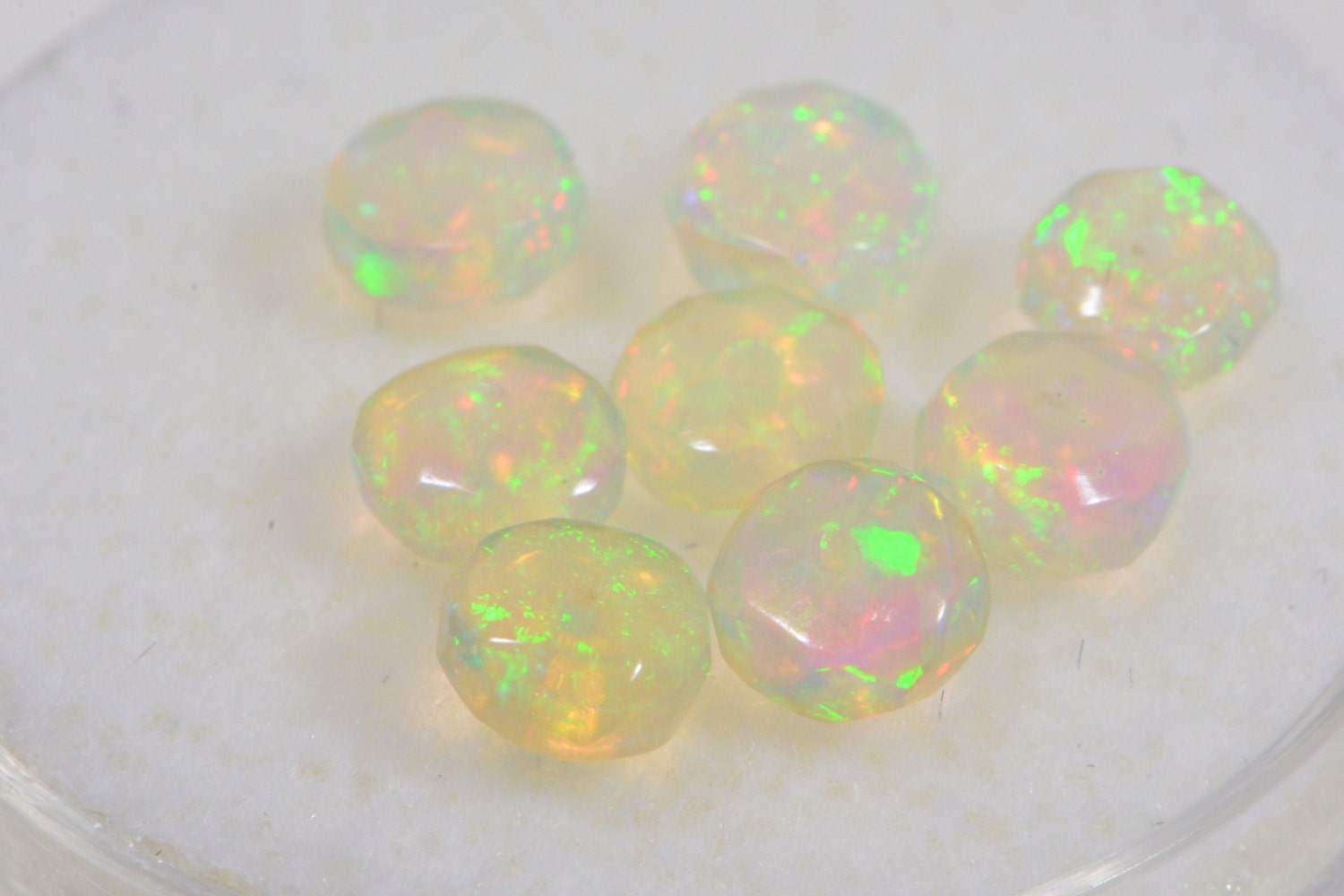 Ethiopian Welo Opal Faceted Beads Natural Gemstone Beads Jewelry Making Supplies