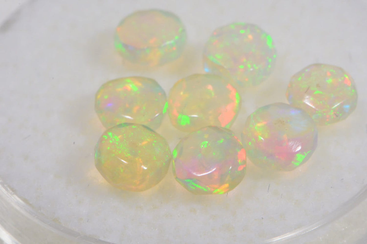 Ethiopian Welo Opal Faceted Beads Natural Gemstone Beads Jewelry Making Supplies