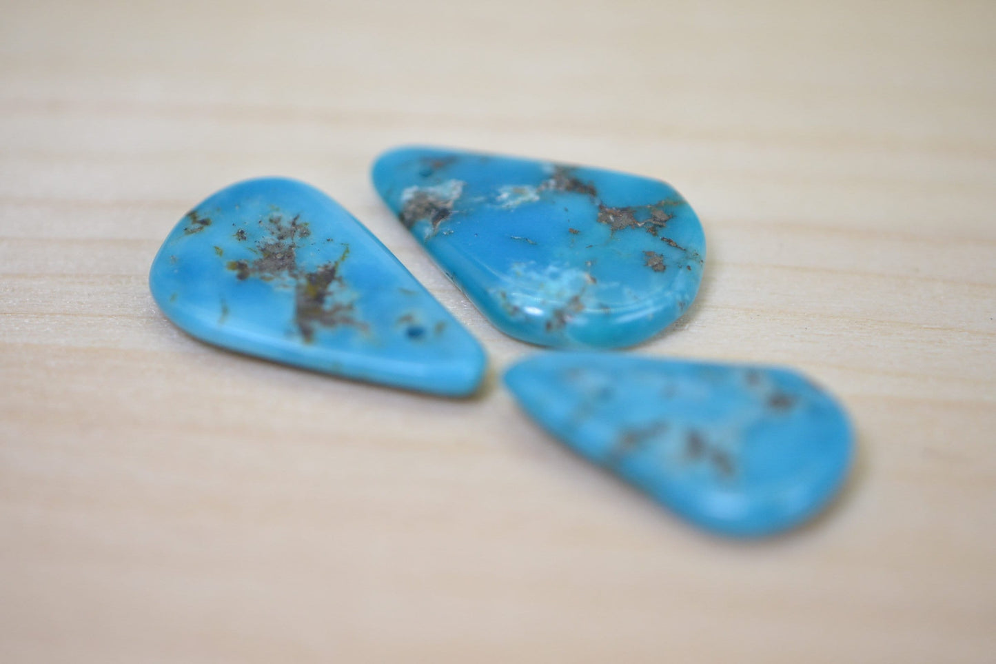 Sleeping Beauty Turquoise Teardrop Beads: Arizona Gemstone Beads