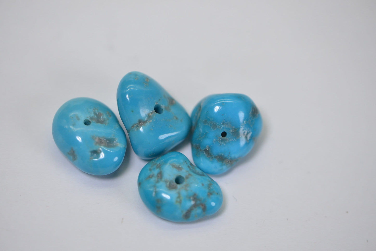 Arizona Turquoise Sleeping Beauty Nuggets   Natural Gemstone Beads Jewelry Making Supplies
