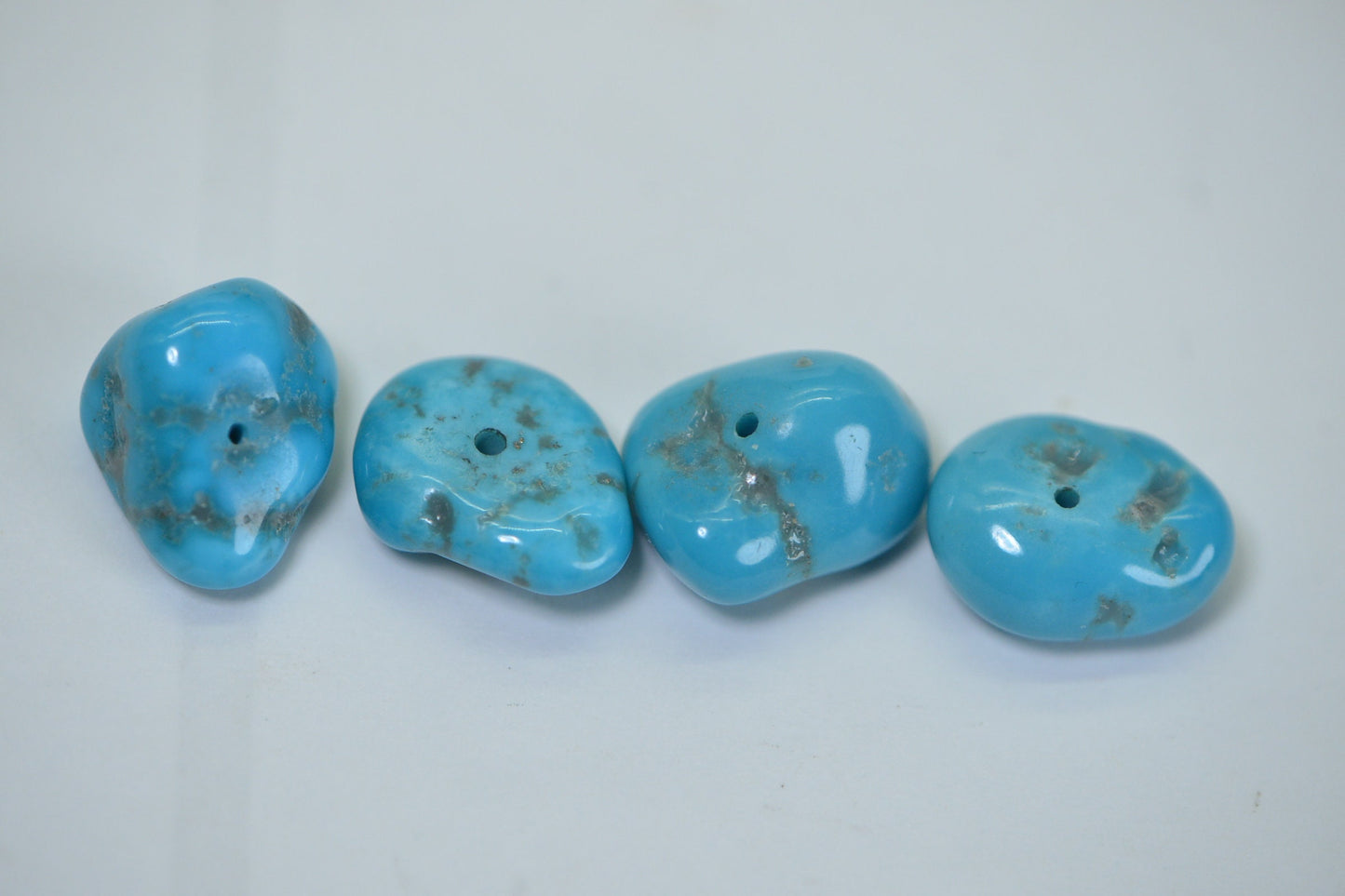 Arizona Turquoise Sleeping Beauty Nuggets   Natural Gemstone Beads Jewelry Making Supplies