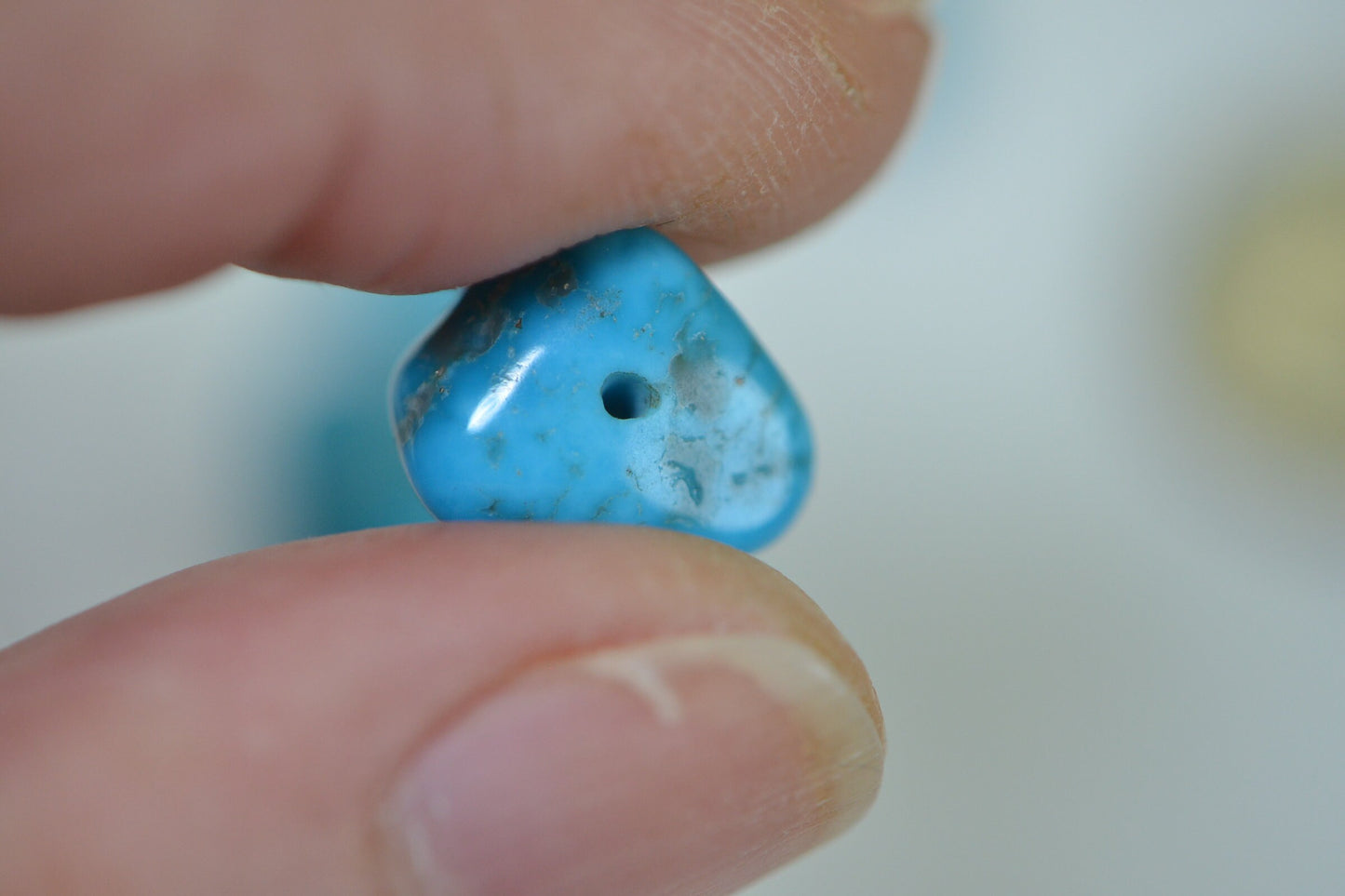 Arizona Turquoise Sleeping Beauty Nuggets   Natural Gemstone Beads Jewelry Making Supplies