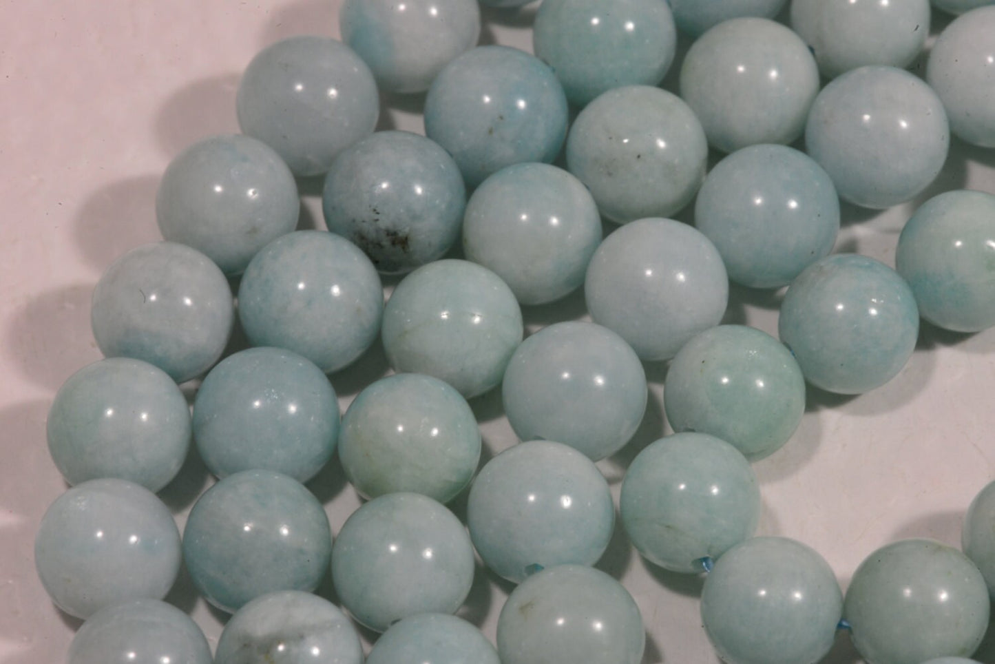 8mm Amazonite Beads: Round Mint Green Gemstone, Jewelry Making Supplies