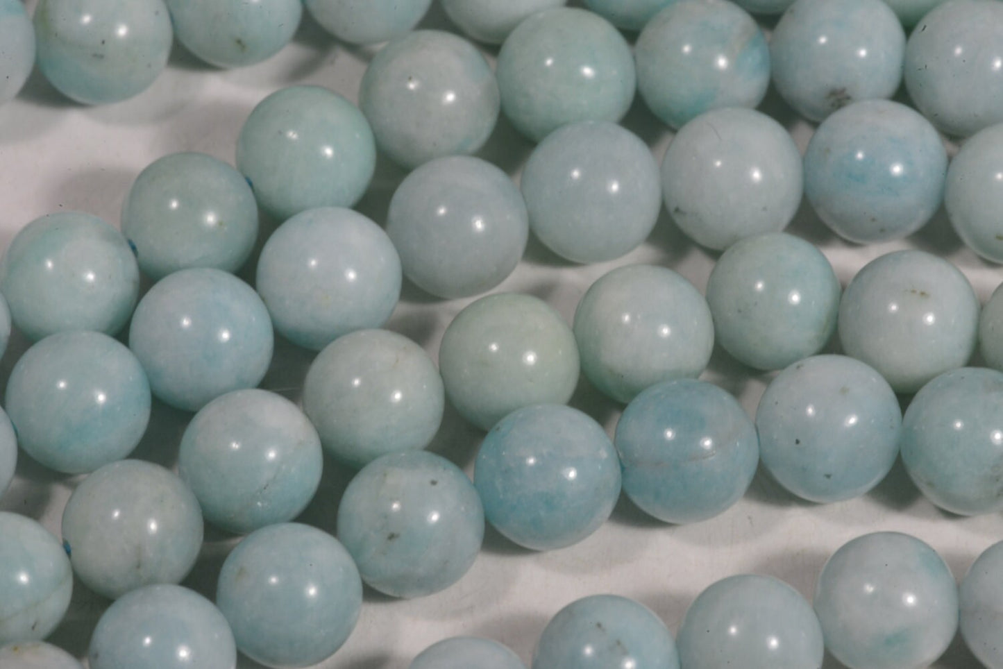 8mm Amazonite Beads: Round Mint Green Gemstone, Jewelry Making Supplies