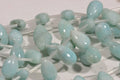 Amazonite Gemstone Beads: Light Blue Jewelry Making Supplies (2 Beads)