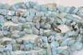 Larimar Gemstone Beads: 4-7mm Natural Nugget Strand, Jewelry Making