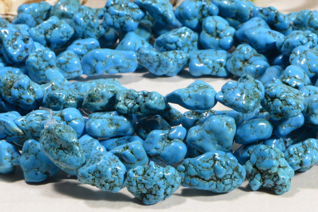Magnesite 12 to 20mm 15" Strand Gemstone Bead Jewelry Making Supplies