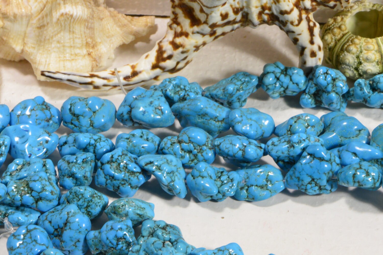Magnesite 12 to 20mm 15" Strand Gemstone Bead Jewelry Making Supplies