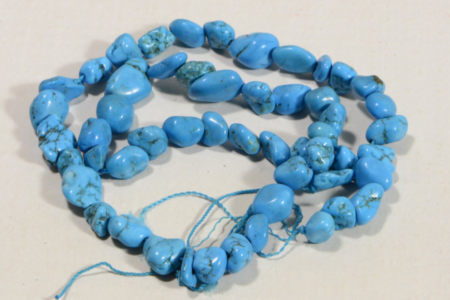 Magnesite 5 to 11mm  16 1/2" Strand  Gemstone Beads Jewelry Making Supplies