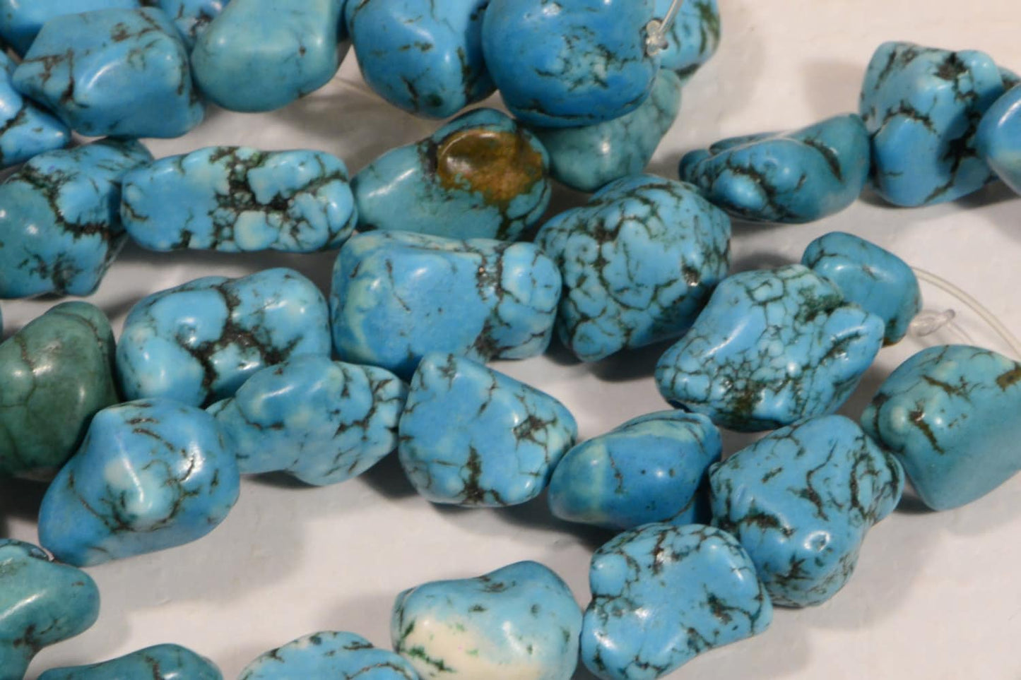 Magnesite 10 to 15mm 15" Strand Gemstone Bead Jewelry Making Supplies