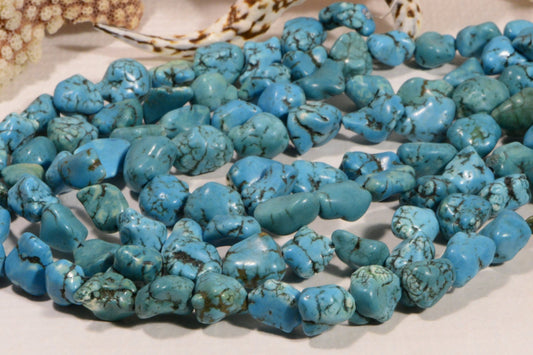 Magnesite 10 to 15mm 15" Strand Gemstone Bead Jewelry Making Supplies