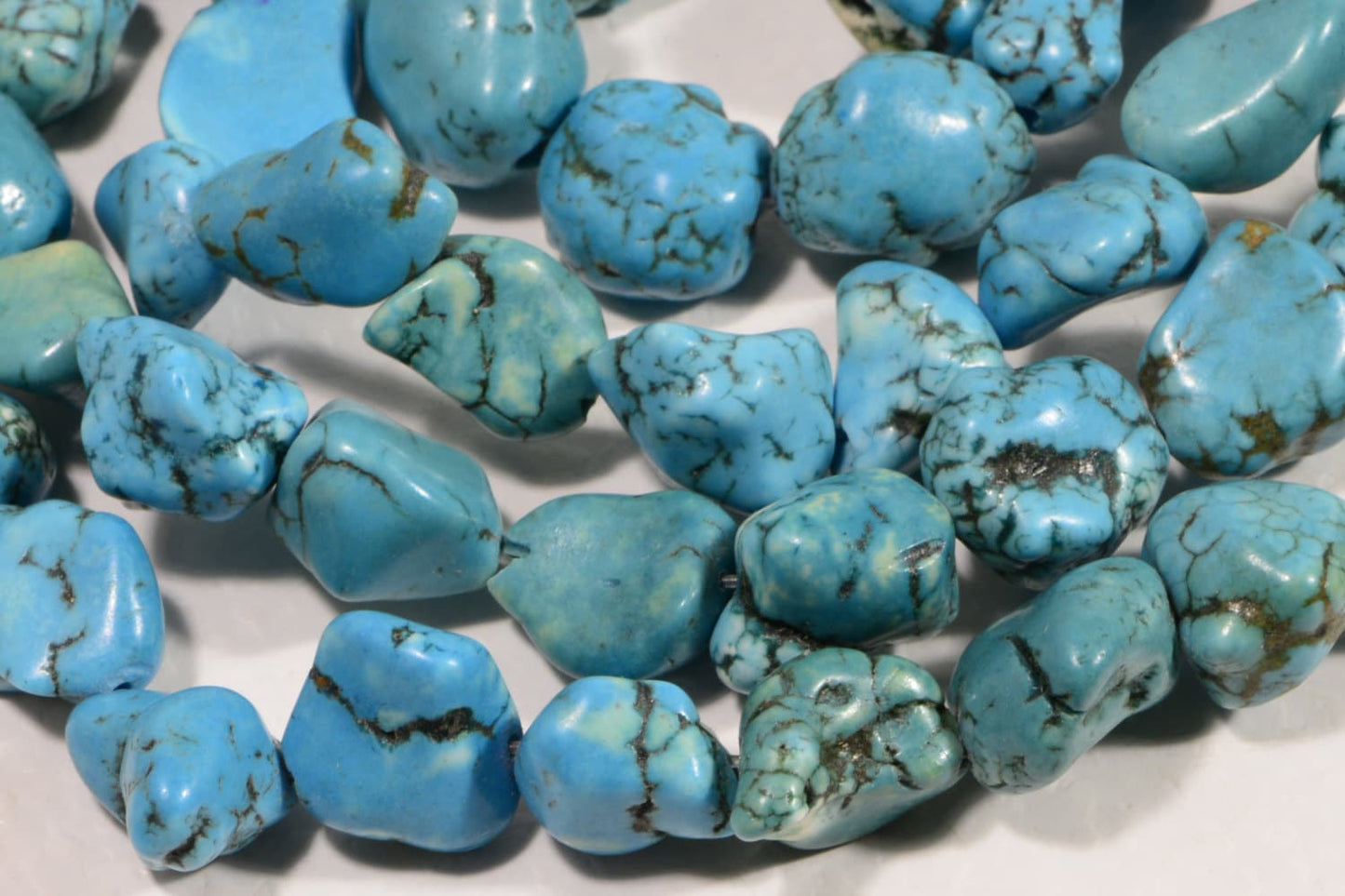 Magnesite 10 to 15mm 15" Strand Gemstone Bead Jewelry Making Supplies