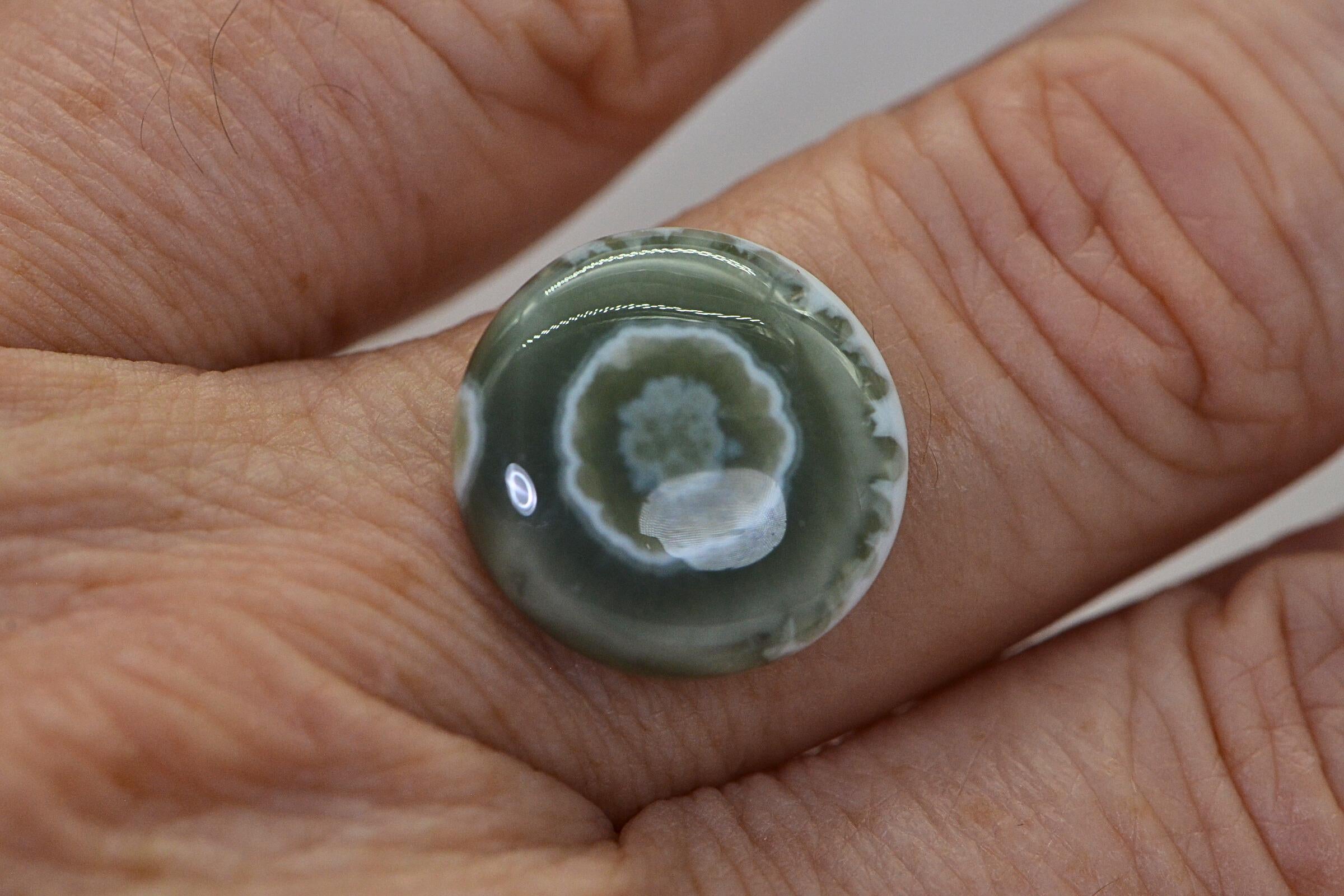 Ocean Jasper  Cabochon  Round Smooth 16mm Natural Gemstone Cabochon