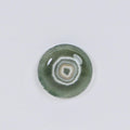 Green Ocean Jasper Cabochon: Round Gemstone for Jewelry Making (16x5.6mm)