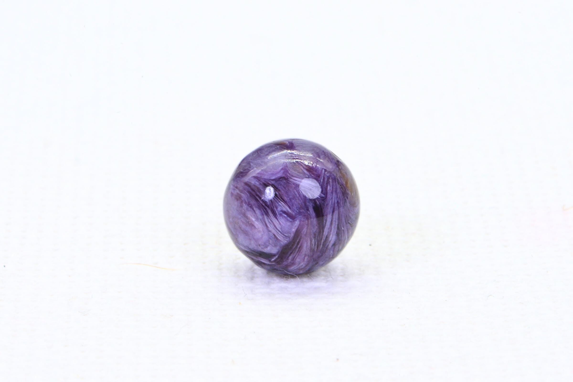 Russian Charoite 13mm Round Beads Natural Gemstone Beads Luxury AAA Jewelry Making Supplies