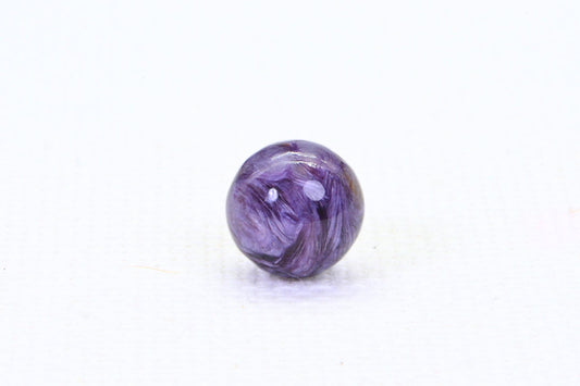 Russian Charoite 13mm Round Beads Natural Gemstone Beads Luxury AAA Jewelry Making Supplies