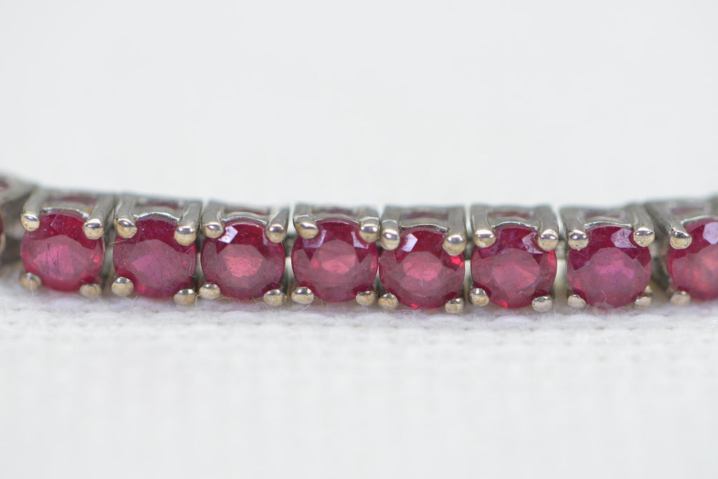 Natural Tanzanite Tennis Bracelet: 14K Yellow Gold Sterling Silver Bolo Bracelet