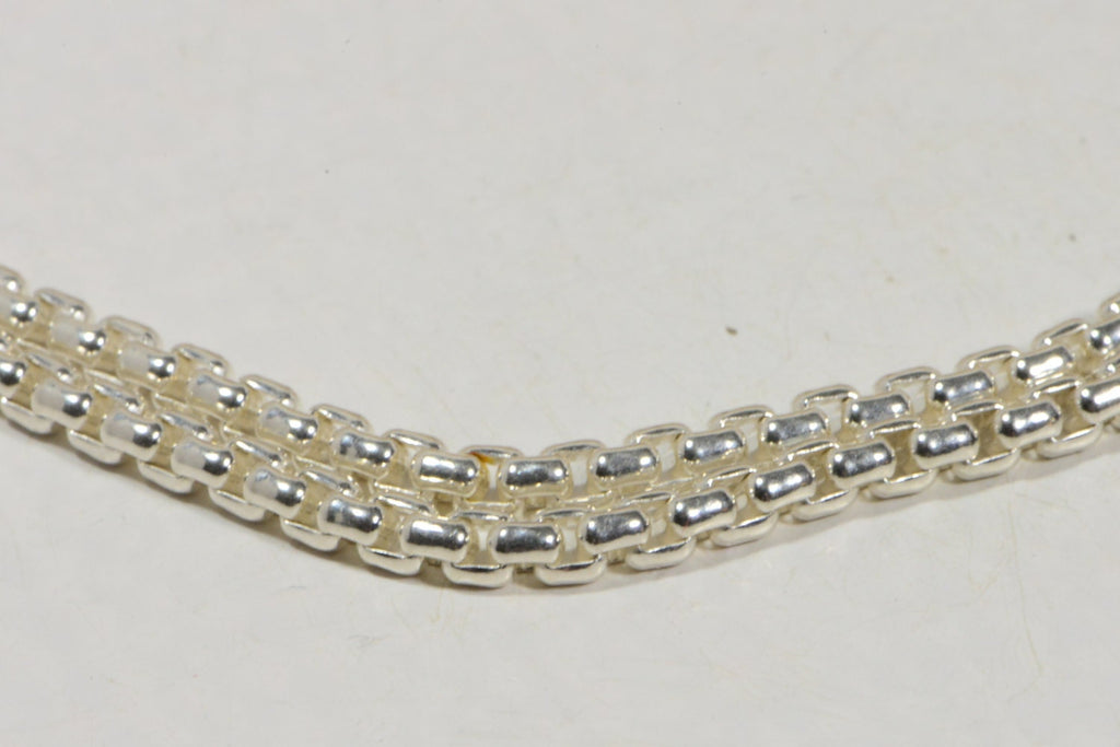 Italian Sterling Silver Rounded Box Chain - 18 inch