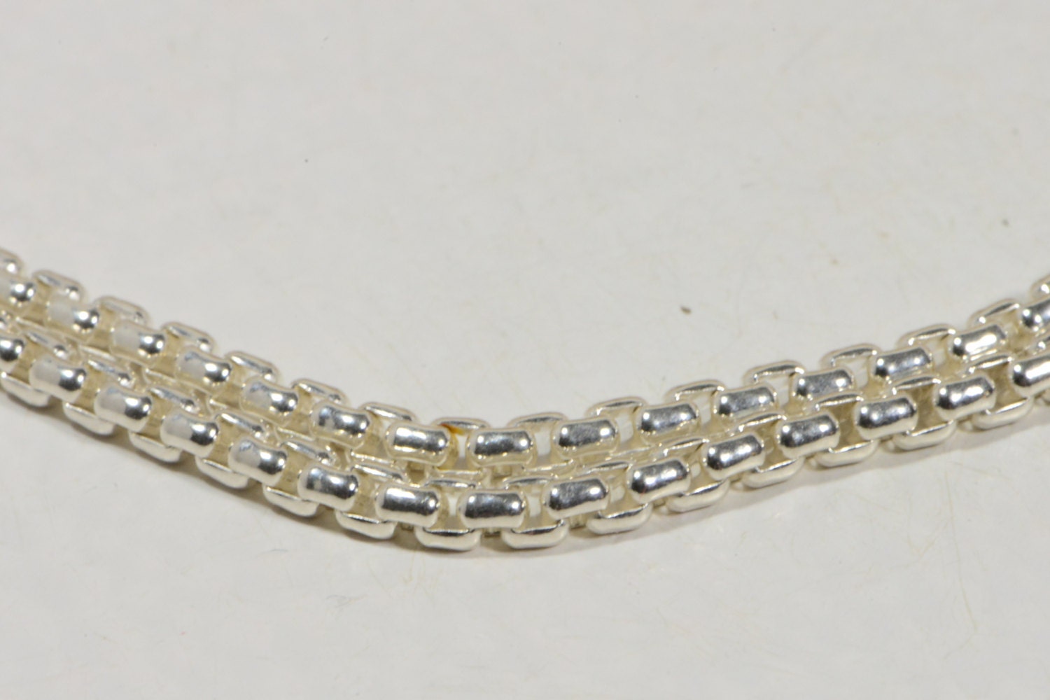 Italian Sterling Silver Rounded Box Chain - 18 inch