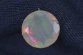 10mm White Opal Cabochon: Ethiopian Welo Opal Gemstone, 2 Ct