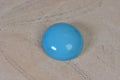 Sleeping Beauty Turquoise Cabochon 8mm Hand Cut Natural Gemstone Cabochon 1.9CT