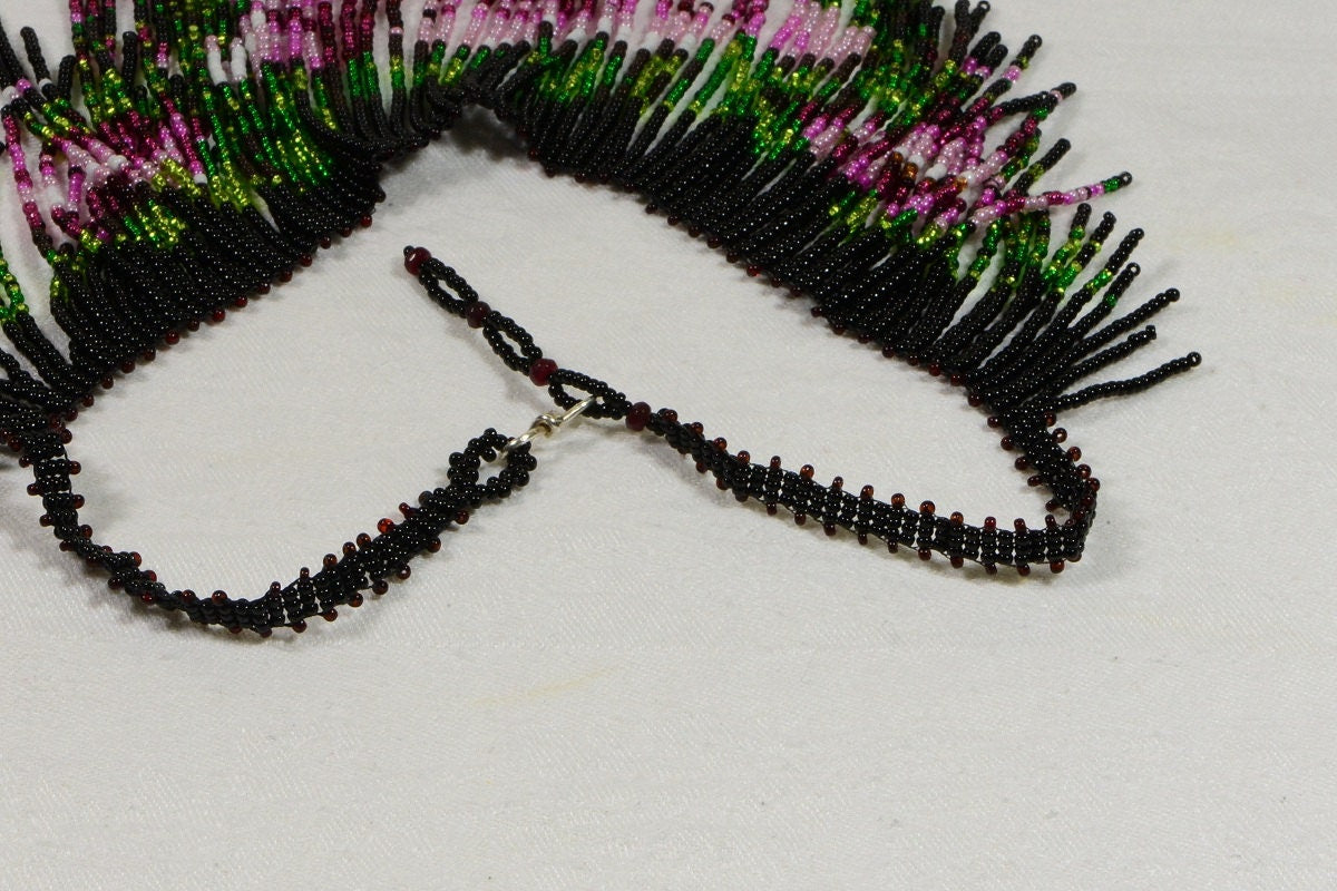 Tea Rose Seed Bead Necklace Tutorial (PDF Pattern)